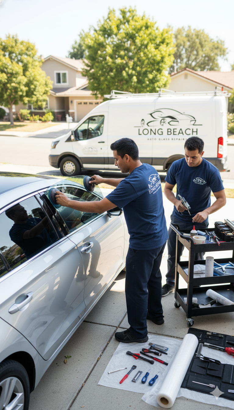 Windshield Chip & Crack Repair Long Beach CA